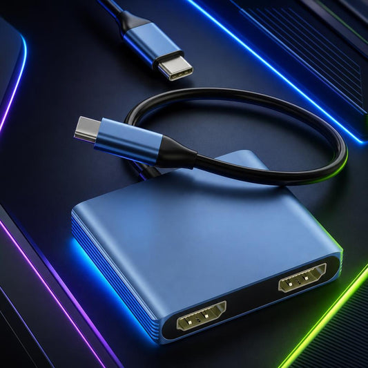 dock neon tech style hero